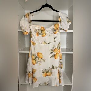 For Love And Lemons Print Mini Dress